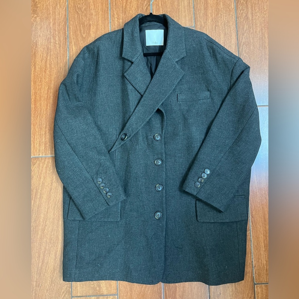 Tibi Wool Blend Carcoat